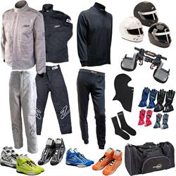 Zamp Mega Racer Safety Kit, ZR-30 Triple-Layer 2-Piece Suit Combo