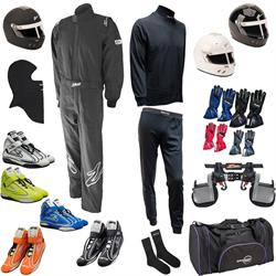 Zamp Mega Racer Safety Kit, ZR-10 Single-Layer 1-Piece Suit Combo