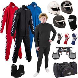 Finishline/Zamp Mega Racer Safety Kit, 1-Layer 2-Piece Suit Combo