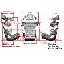 Kirkey 88 Series 18 Degree Layback Racing Seat