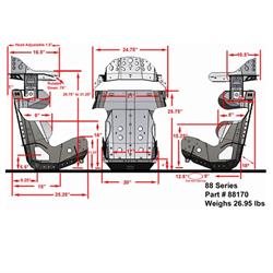 Kirkey 88 Series 18 Degree Layback Racing Seat