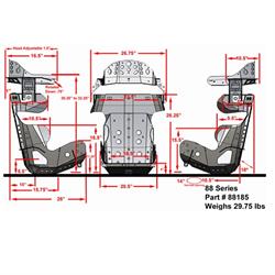 Kirkey 88 Series 18 Degree Layback Racing Seat
