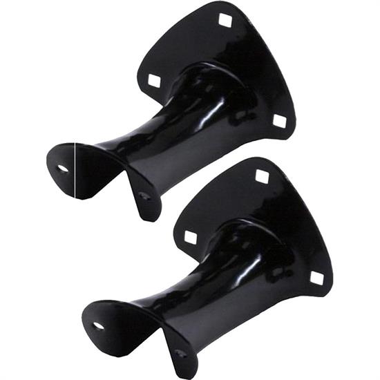 Black Model A Tail Light Brackets, Left and Right Pair