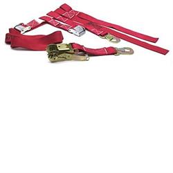 Speedway Tire Bonnet Wheel Tie Down Car Trailer Ratchet Straps