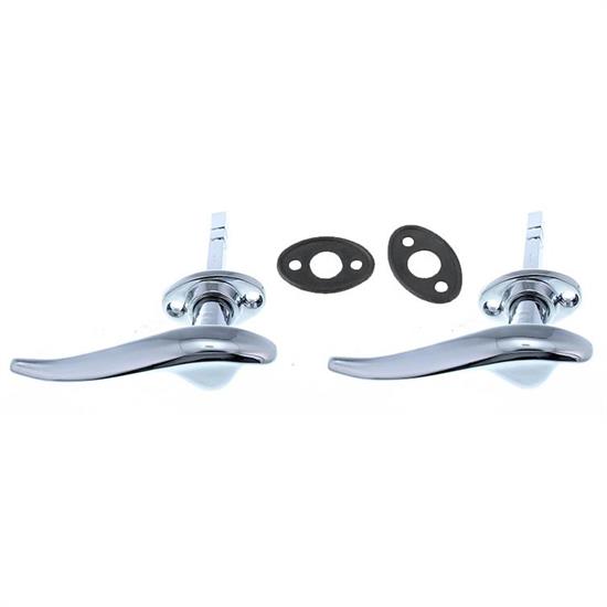 1932-34 Ford Car Complete Exterior Door Handle/Gasket Pad Kit