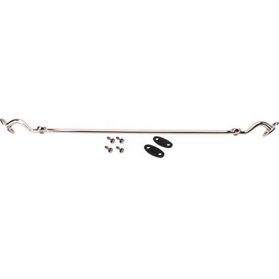 1928-29 Ford Model A Dropped Stainless Steel Headlight Bar Kit