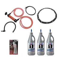 Mobil1 1043611 75W90 Full Synthetic Gear Oil Change Kit, 12-Bolt