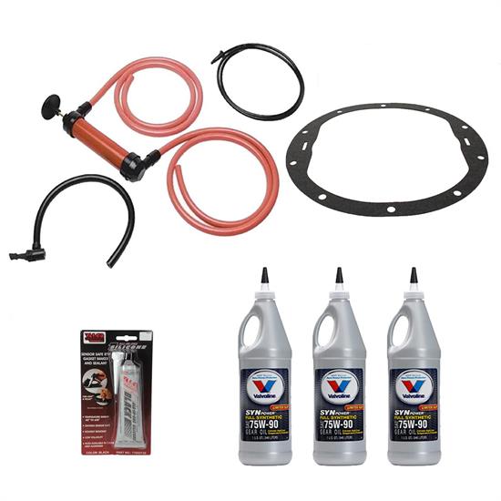 Valvoline VV982 75W140 Synpower Gear Oil Change Kit, 8.2/8.5 Inch