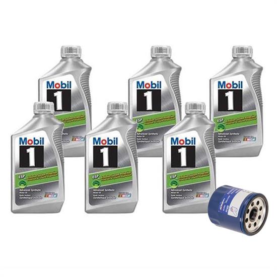Mobil 1 ESP 0W30/AC Delco PF48E Filter Oil Change Kit, 6 Quart