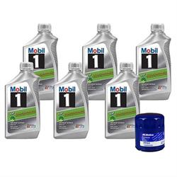 Mobil 1 ESP 0W30/AC Delco PF64 Filter Oil Change Kit, 6 Quart