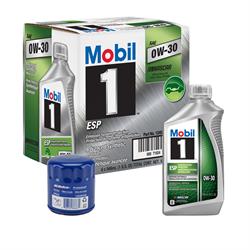 Mobil 1 ESP 0W30/AC Delco PF64 Filter Oil Change Kit, 6 Quart