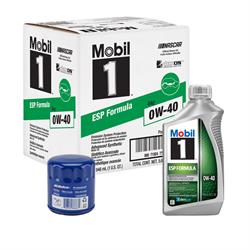 Mobil 1 ESP 0W40/AC Delco PF64 Filter Oil Change Kit, 6 Quart