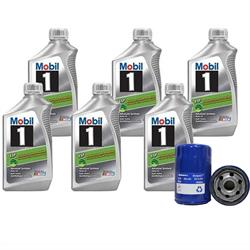 Mobil 1 ESP 0W30/AC Delco PF61 Filter Oil Change Kit, 6 Quart