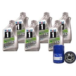 Mobil 1 ESP 0W40/AC Delco PF61 Filter Oil Change Kit, 6 Quart