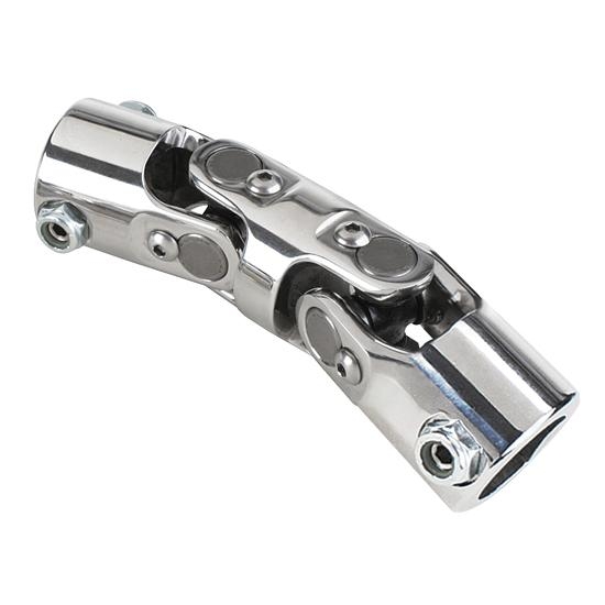 Sweet Mfg Chrome Double U-Joint, 5/8 Inch-36 Spline to 3/4 Inch DD