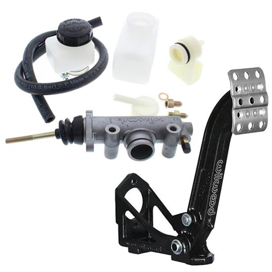 Wilwood 340-13833 6:1 Brake/Clutch Pedal w/260-3376 MC, 7/8 Inch