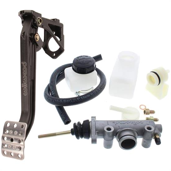 Wilwood 340-13834 7:1 Brake/Clutch Pedal w/260-3378 MC, 1 Inch