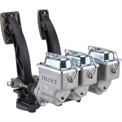 Tilton 72-604 2-Pedal Floor Mount w/73 Series Master Cylinders