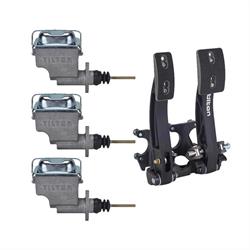 Tilton 72-604 2-Pedal Floor Mount w/73 Series Master Cylinders