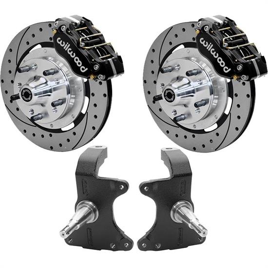 Wilwood AFX ProSpindle/Disc Brake Kit, 11.75 Drilled Rotor, Black