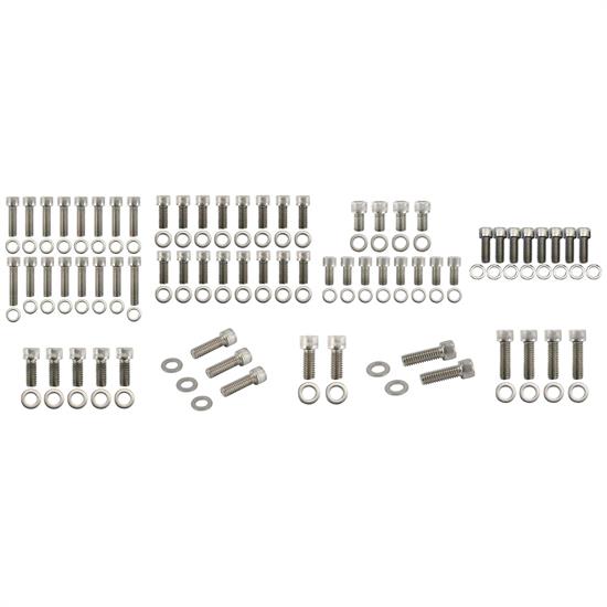 Early Flathead Ford Bolt Kit, for Edelbrock Intake/Tube Headers