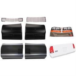 MD3 1981-88 Monte Carlo Stock Car Bumpers/Screen/Decal Kit, Black