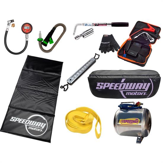 Speedway Motors Road Side Essentials Kit, Aluminum Air Tank