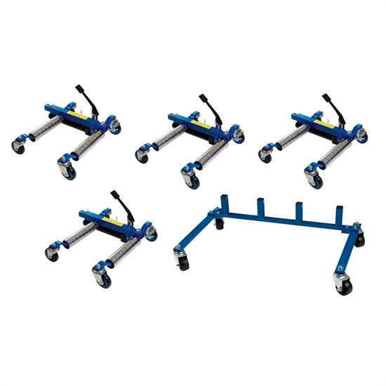United Pacific 98999 Heavy Duty Jack Master Set w/Storage Rack