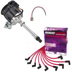 SBC/BBC Ready-to-Run Ignition Kit, Black Dist/Red Over-V/C Wires