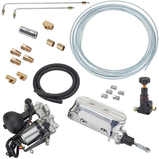 Electric Brake Booster & Master Cylinder Install Kit, Disc/Disc