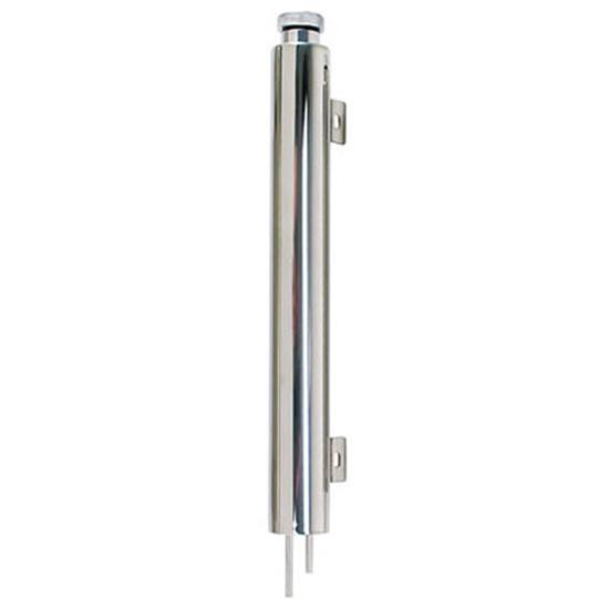 Speedway Polished Radiator Coolant Overflow Expansion Tank, 2 x 17 In.