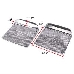 Speedway Ford Script Running Board Step Plate