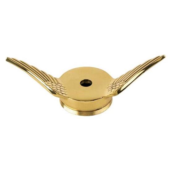Model T Gull Wing Cap, Brass, Drilled
