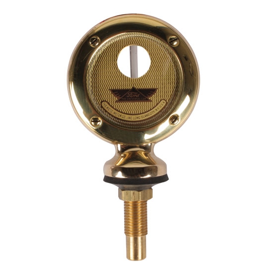 Model T Motor Meter, Smooth, Brass