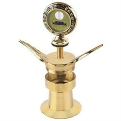Model T Motor Meter, Wreathed, Brass