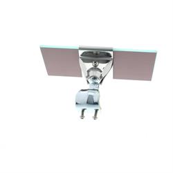 Roadster Rectangular Mirror, Stainless