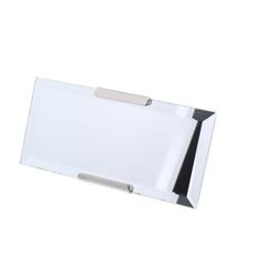 Roadster Rectangular Mirror, Stainless