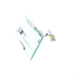 Roadster Rectangular Mirror, Stainless