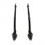 1926-1927 Tall Model T Windshield Posts, Stock Height, Plain 1926-1927 Tall Model T Windshield Posts, Stock Height, Plain