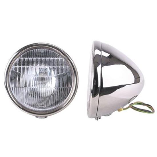 Speedway 1928-29 Ford Model A Stainless 12 Volt Halogen Headlights