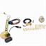 Omega Kustom Quad Gauge Set, Timeless Tan, 3-3/8, Electric Omega Kustom Quad Gauge Set, Timeless Tan, 3-3/8, Electric