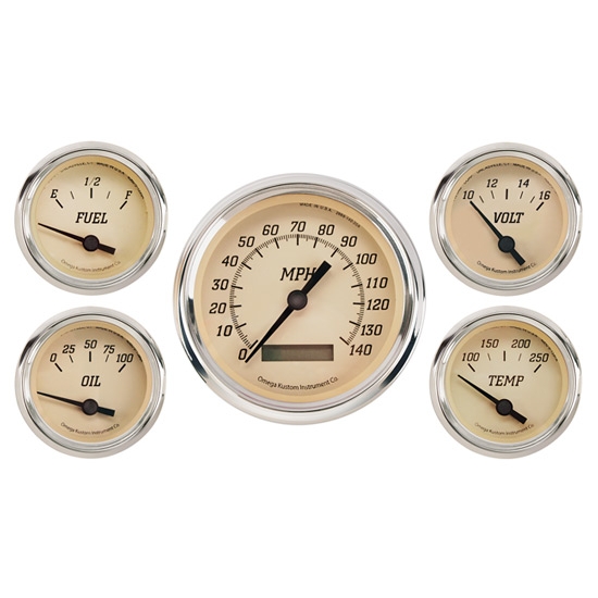 Omega Kustom 5-Gauge Set, Timeless Tan, 4-3/8, Electric