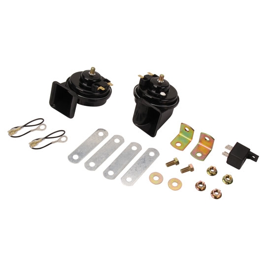 Speedway Black 12 Volt Horn Kit