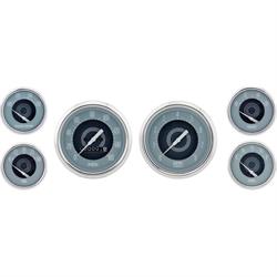 Omega Kustom Avant 6-Gauge Set, Mechanical Speedometer, 3-3/8