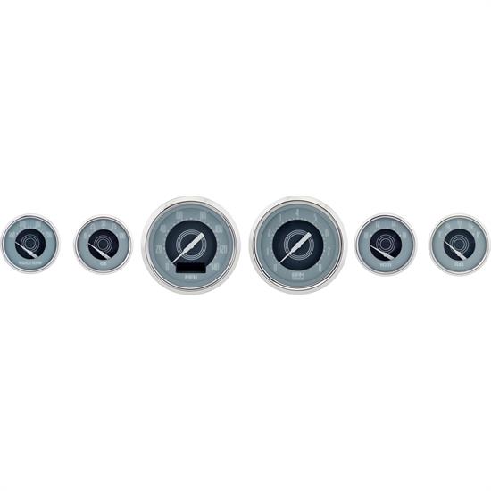 Omega Kustom Avant 6-Gauge Set, Electric Speedometer, 3-3/8 Inch