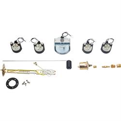 Omega Kustom 5-Gauge Set, 3-3/8 Inch Mechanical Speedometer