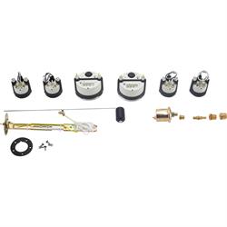 Omega Kustom 6-Gauge Set, 3-3/8 Inch Electric Speedometer