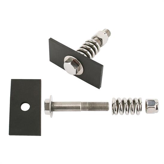 Speedway Universal Radiator Mounting Kit, Black Steel