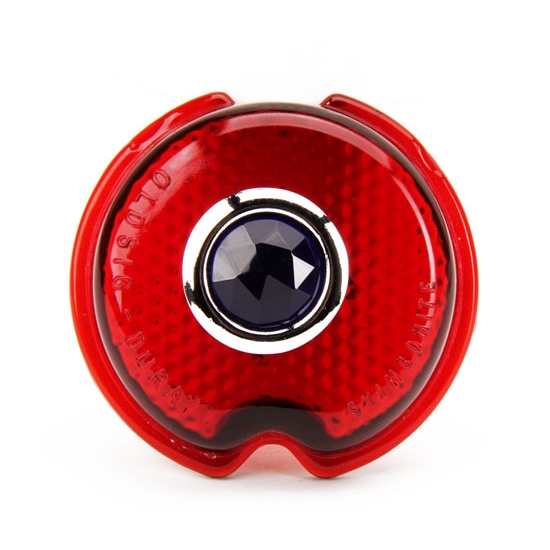 1939 Chevy Glass Taillight Lens w/Blue Dot