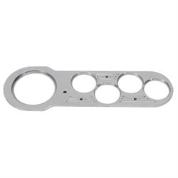 Speedway 1953-54 Chevy Car 5 Gauge Dash Panel, Polished
